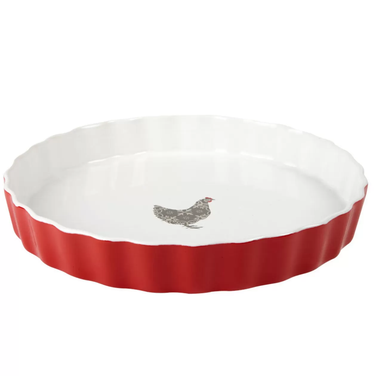 Gifi Plat à tarte motif poule< Cuisson