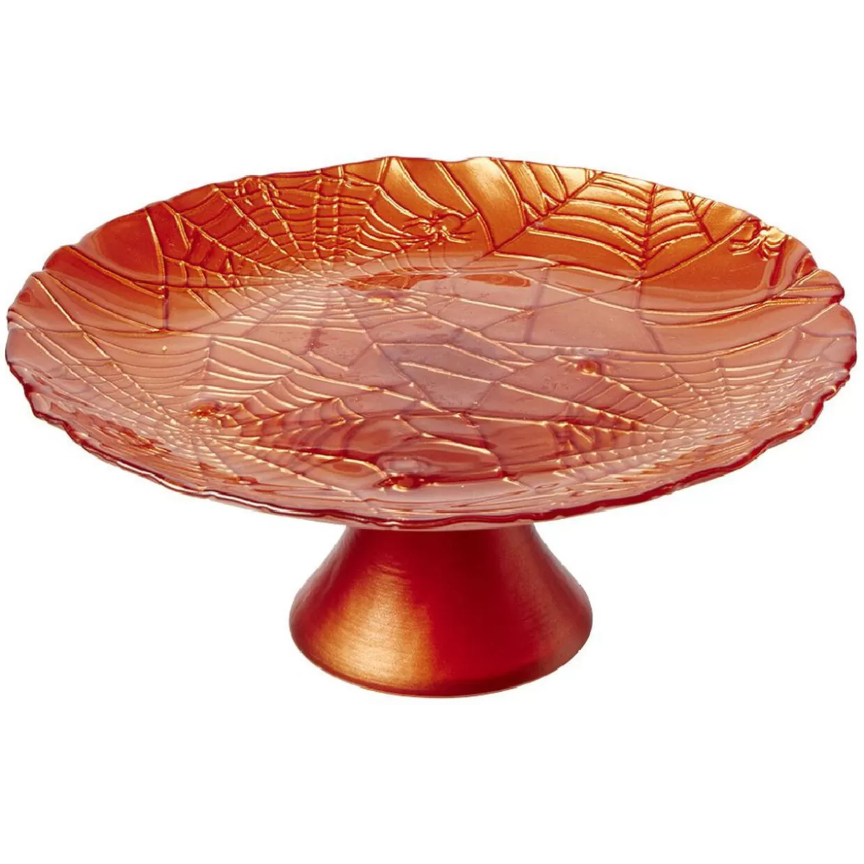Plat de présentation Halloween en verre Ø21cm>Gifi Hot