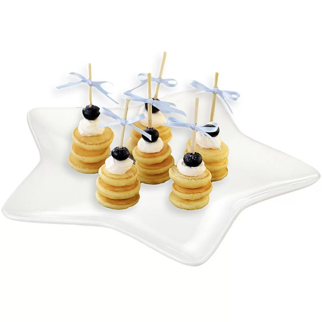 Plat service étoile porcelaine>Gifi Hot