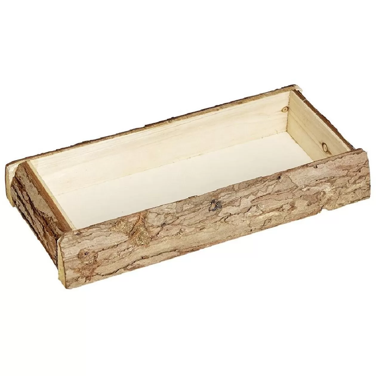 Plateau bois effet écorce L.29xH.5xl.15cm>Gifi Store