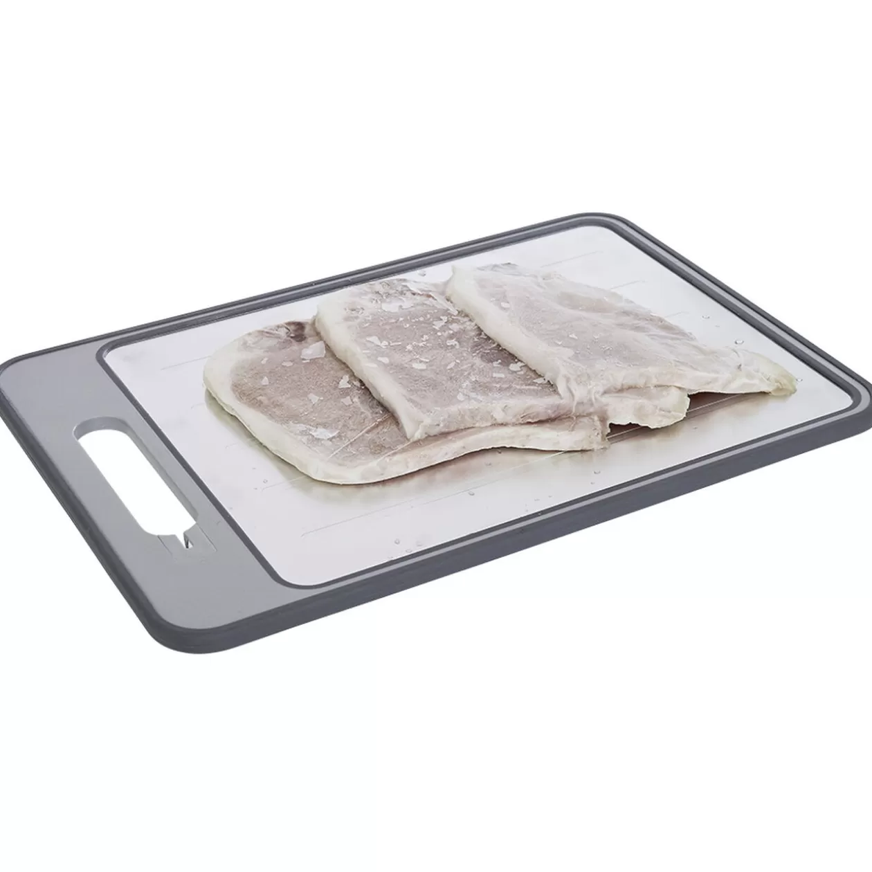 Gifi Plateau de dégivrage avec planche à découper et aiguiseur 36,5x25cm< Préparation Culinaire