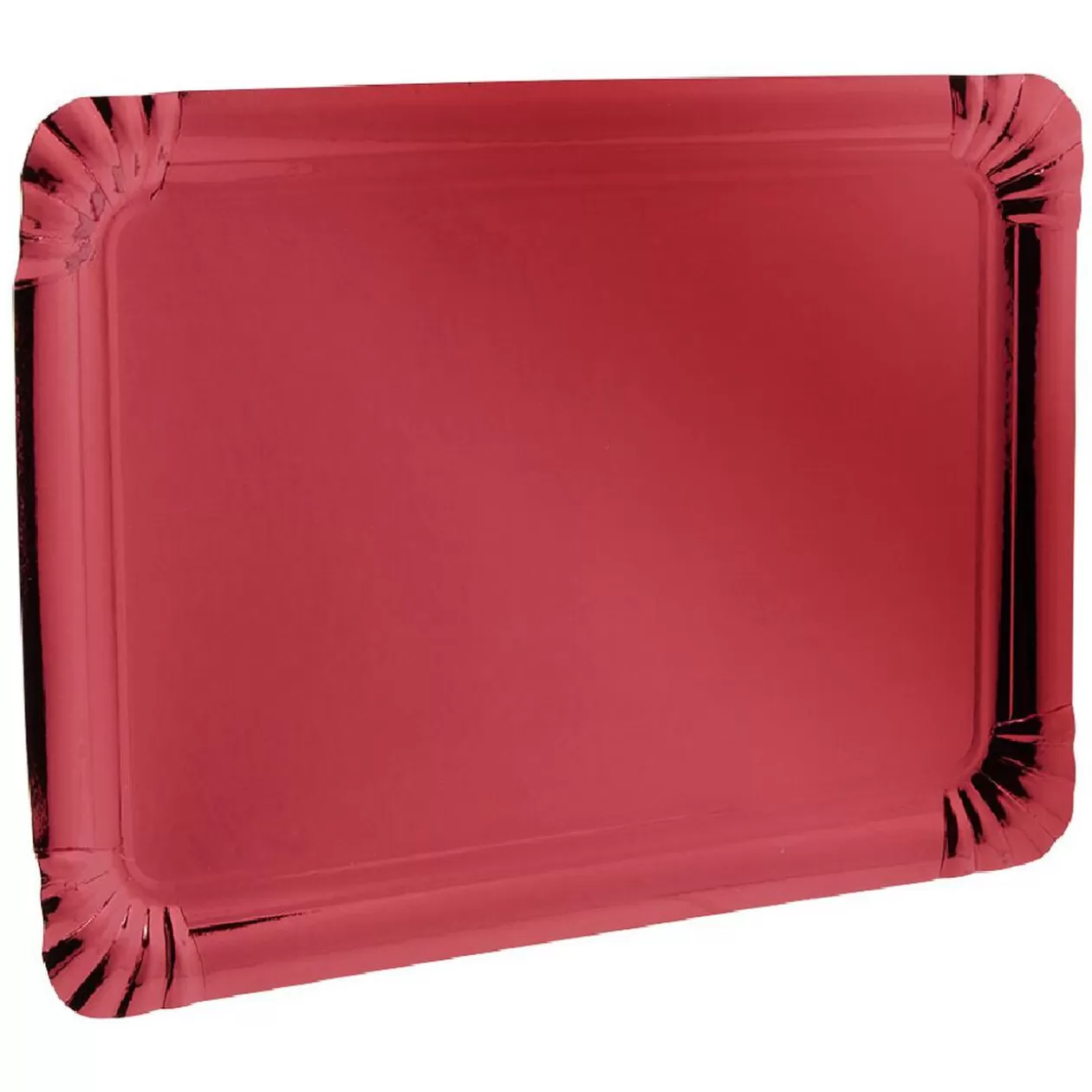 Plateau de service en carton rouge x3>Gifi Cheap