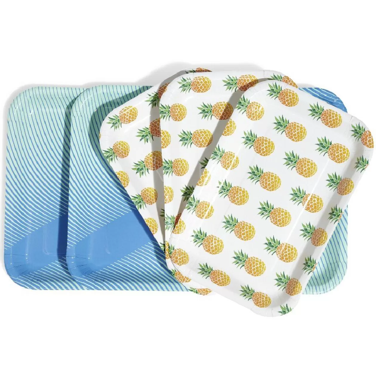 Plateau de service en carton style tropical x 5>Gifi Cheap