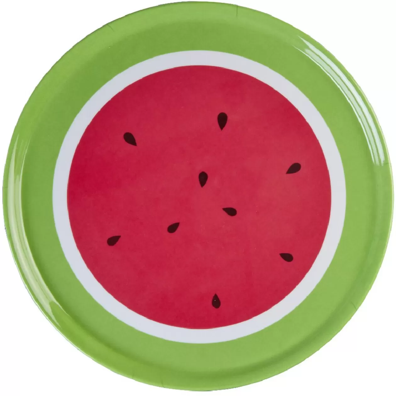 Plateau de service rond motif fruit>Gifi Best