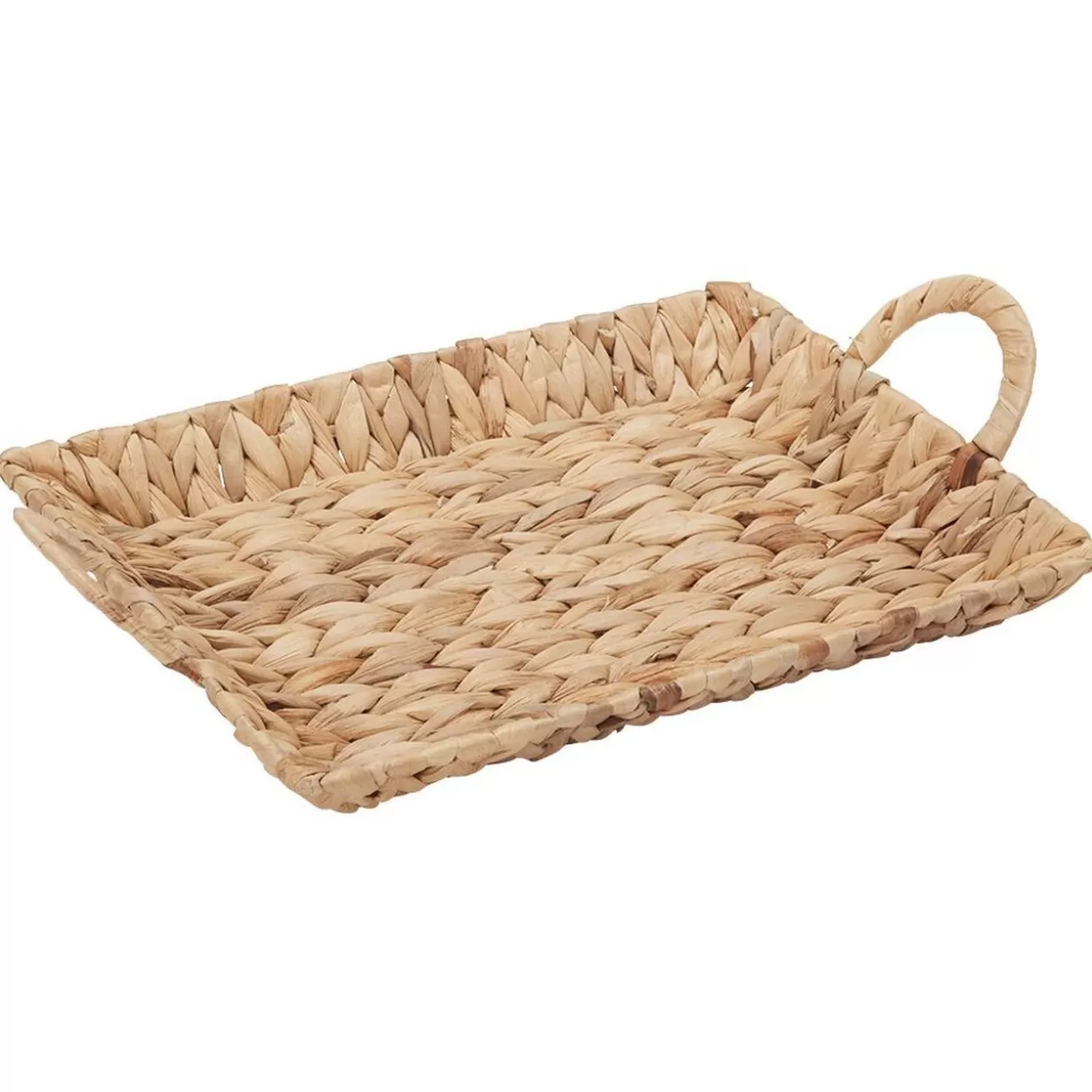 Plateau en jacinthe tressé naturel>Gifi Discount