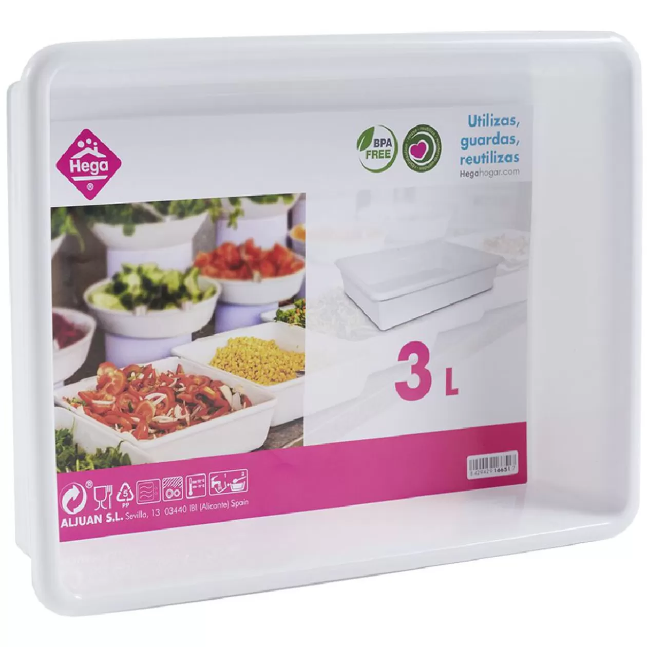 Plateau rectangulaire plastique blanc 3L>Gifi Cheap