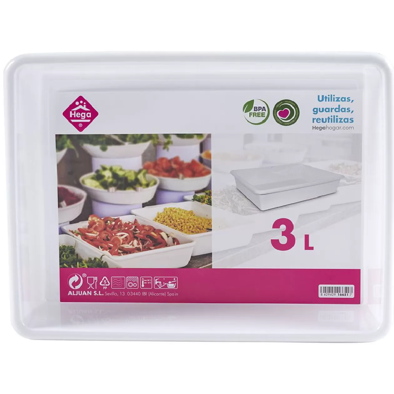 Plateau rectangulaire plastique blanc 3L>Gifi Cheap