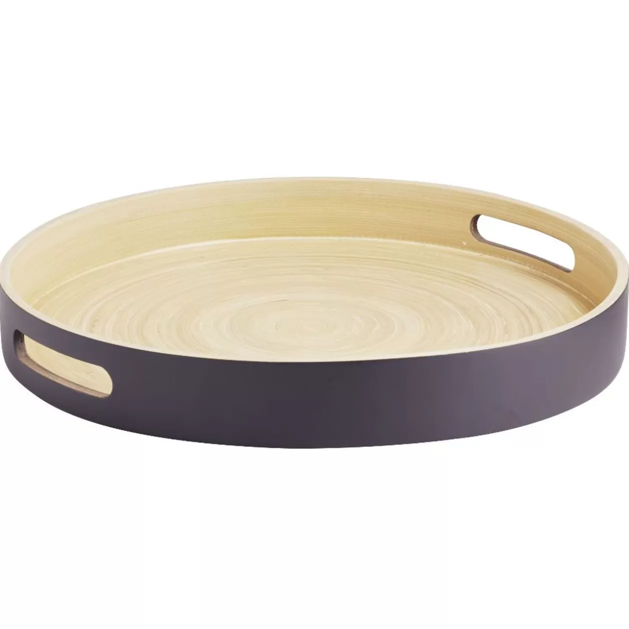 Plateau rond en bambou coloré Ø35 cm>Gifi Cheap