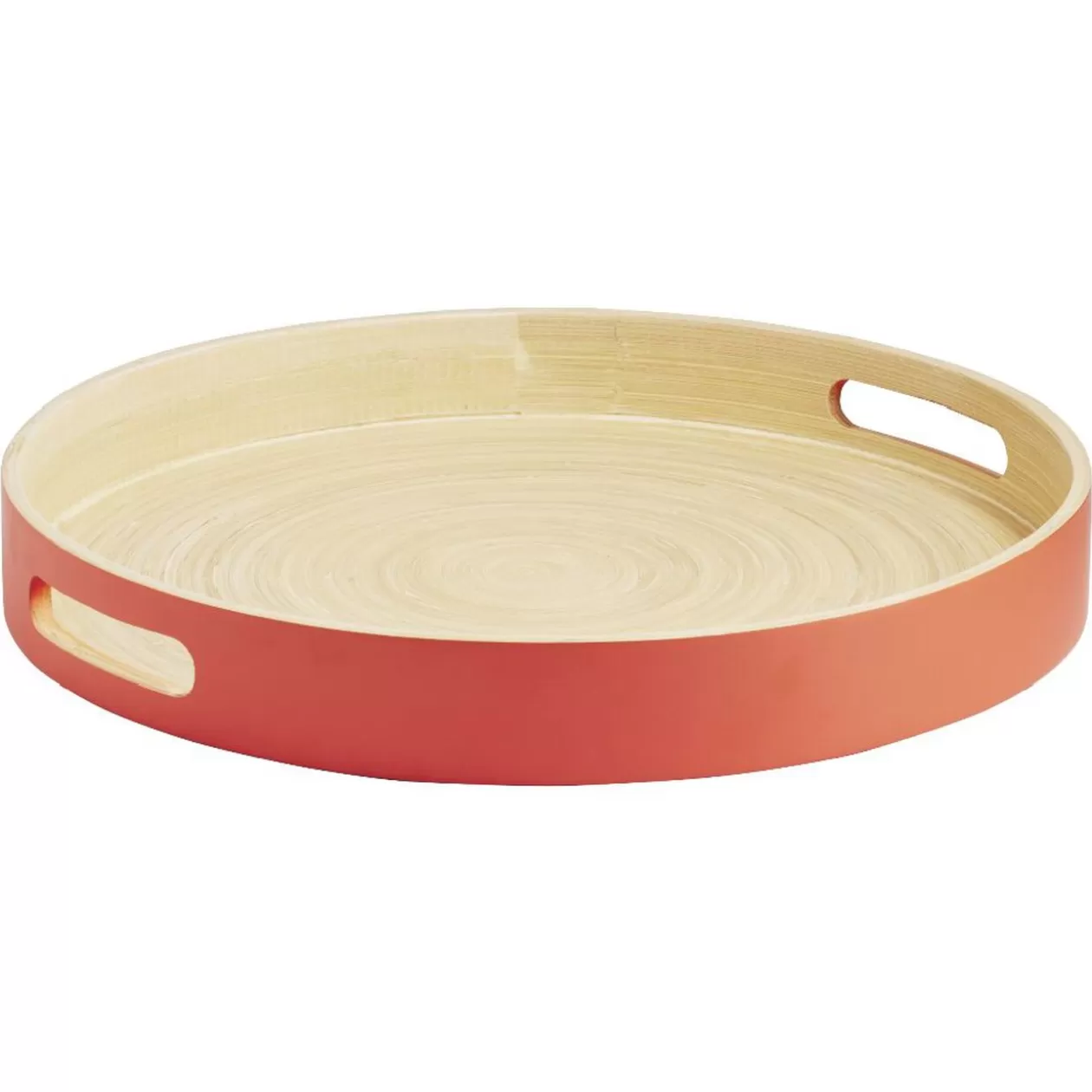 Plateau rond en bambou coloré Ø35 cm>Gifi Cheap