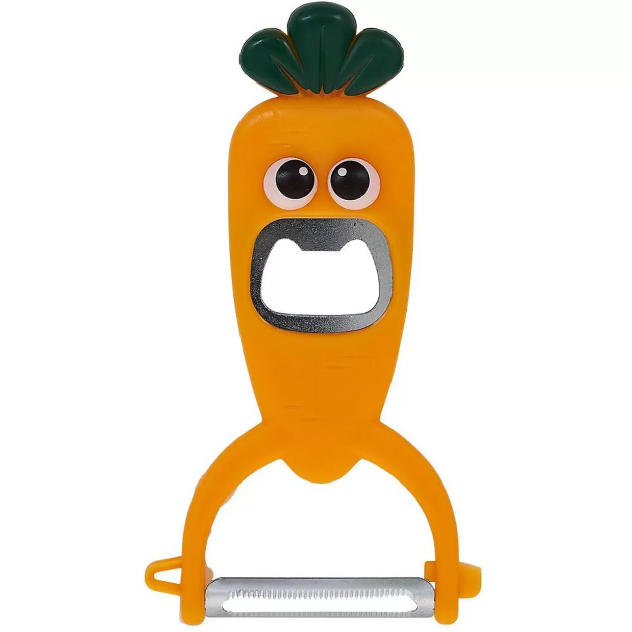 Gifi Éplucheur décapsuleur forme carotte orange L13,5cm< Préparation Culinaire