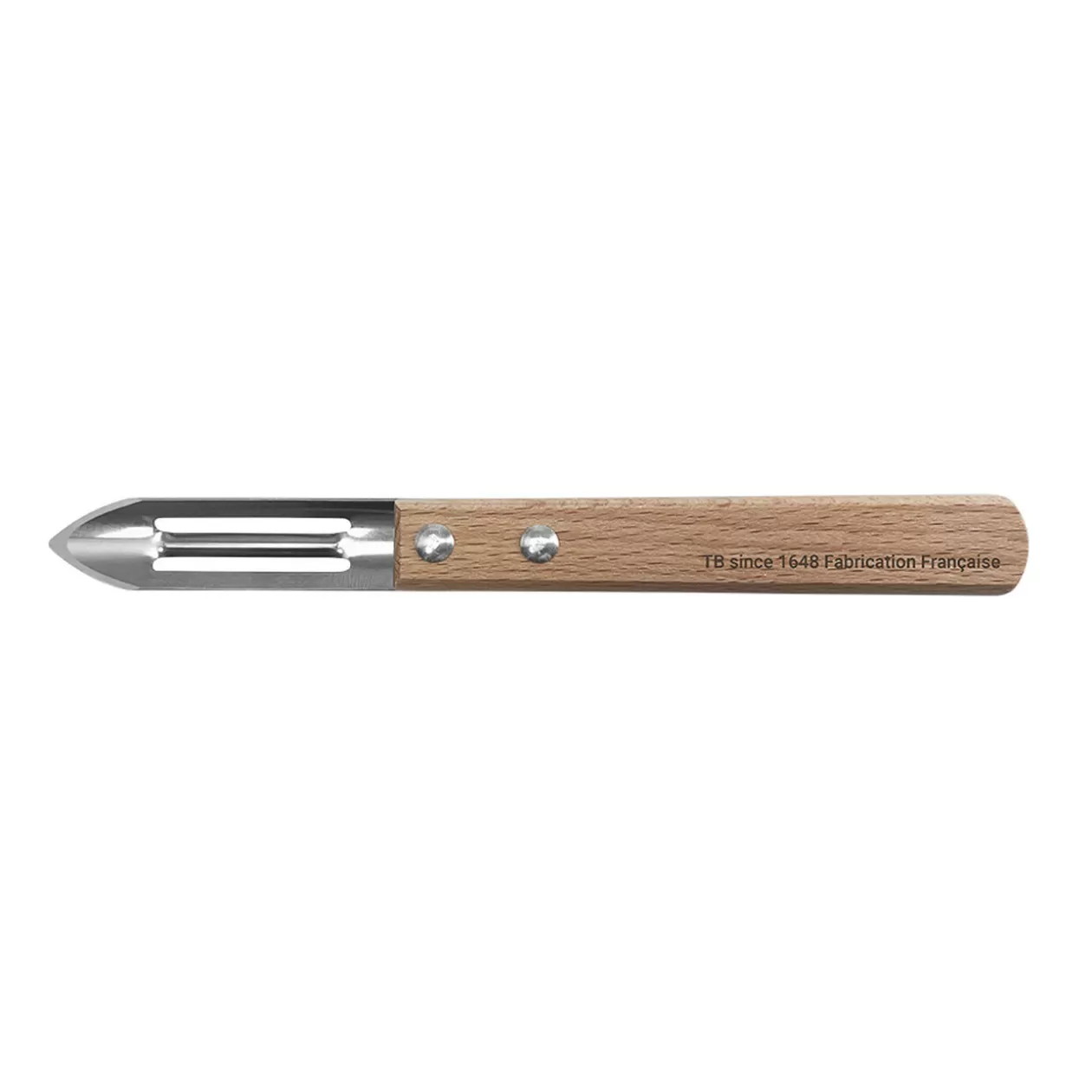 Gifi Éplucheur inox manche hêtre< Préparation Culinaire