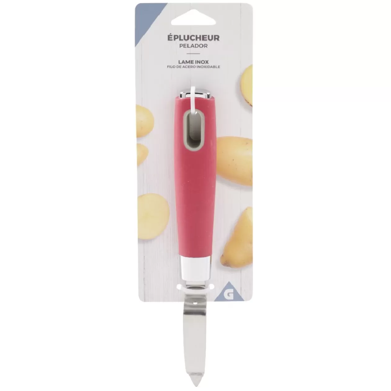 Gifi Éplucheur manche rouge< Préparation Culinaire