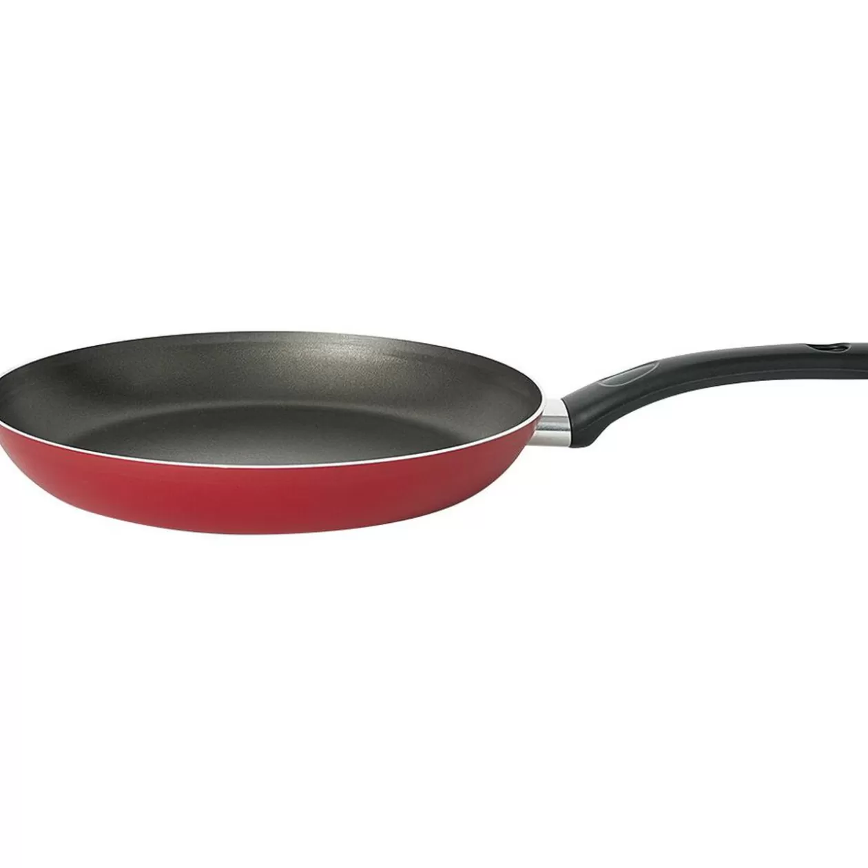 Gifi Poêle aluminium noir et rouge Ø28cm< Cuisson