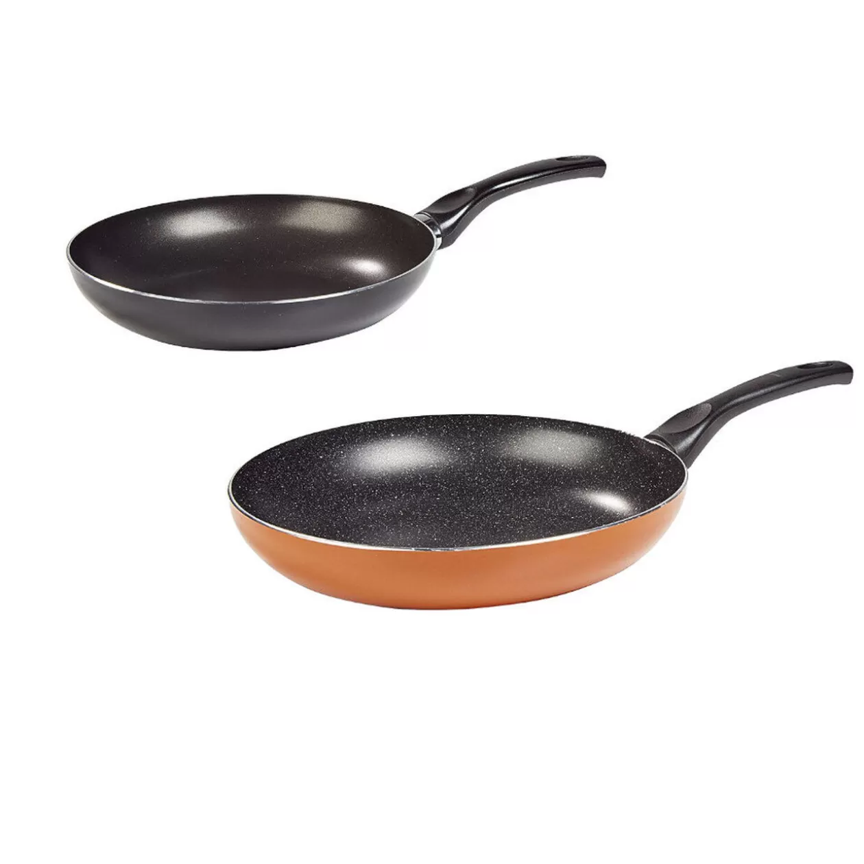 Gifi Poêle effet pierre noire et orange x2< Cuisson
