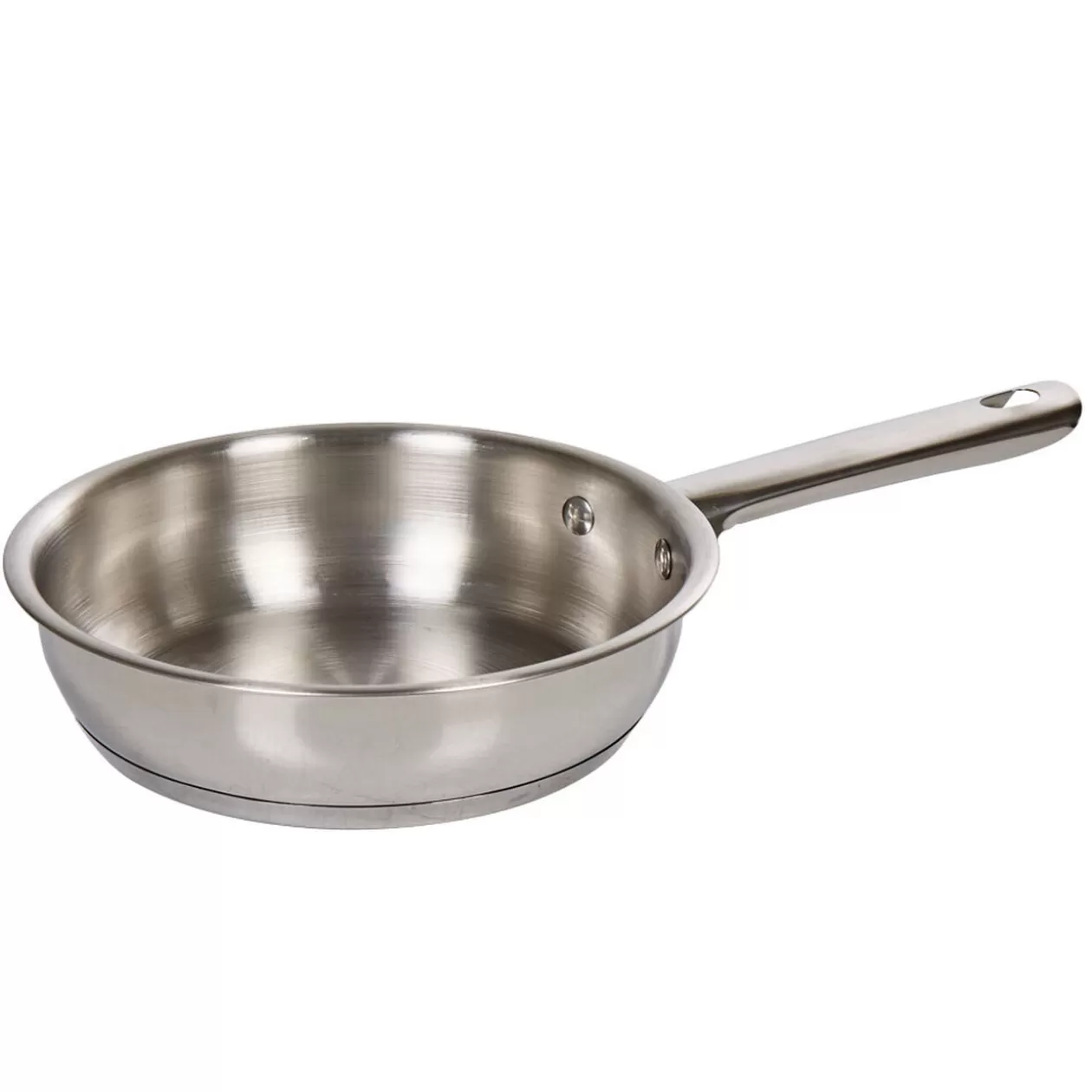 Gifi Poêle inox avec poignée bakélite ø 20 cm< Cuisson