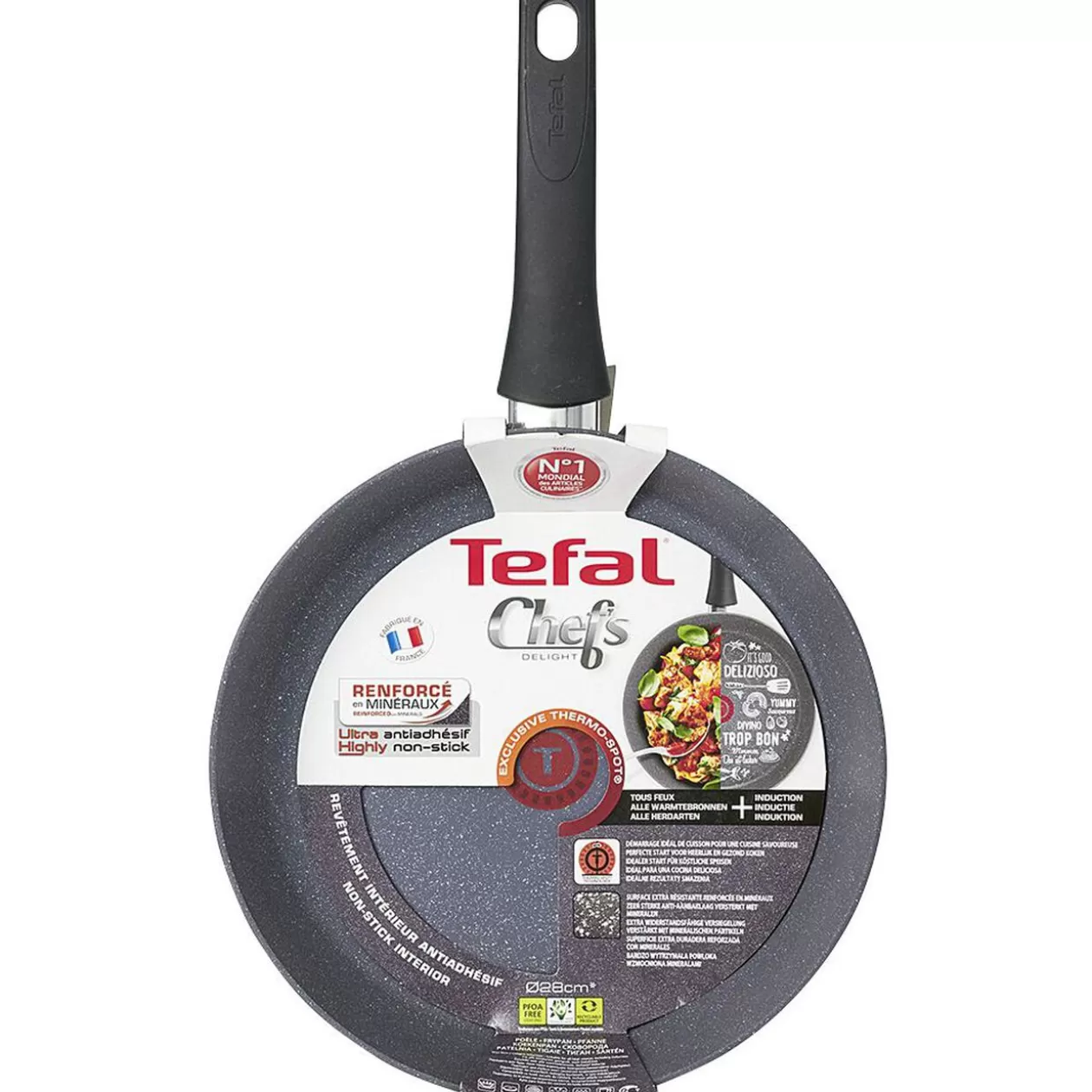 Gifi Poêle Tefal aluminium effet pierre Ø28cm< Cuisson