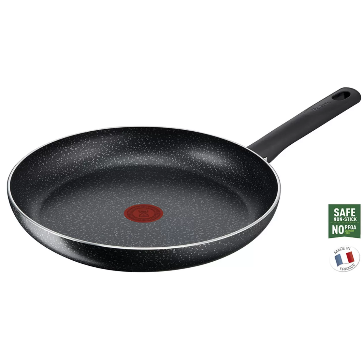 Gifi Poêle Téfal effet pierre grise et noire Ø30cm< Cuisson