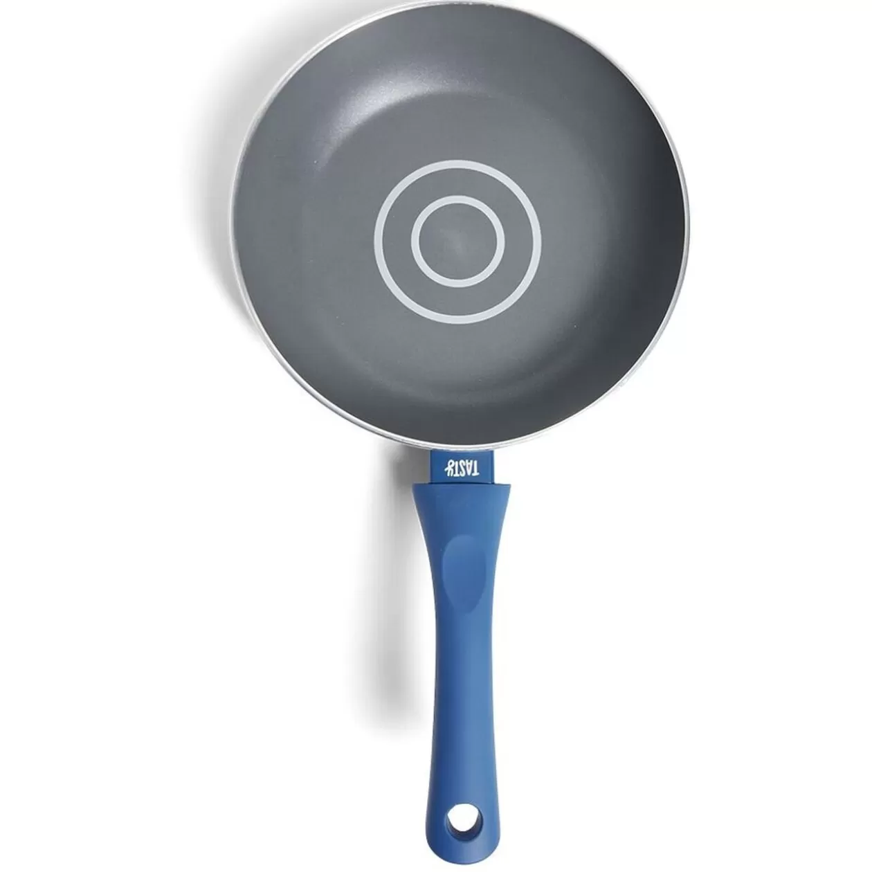Gifi Poêle tous feux Ø24cm aluminium gris et bleu< Cuisson