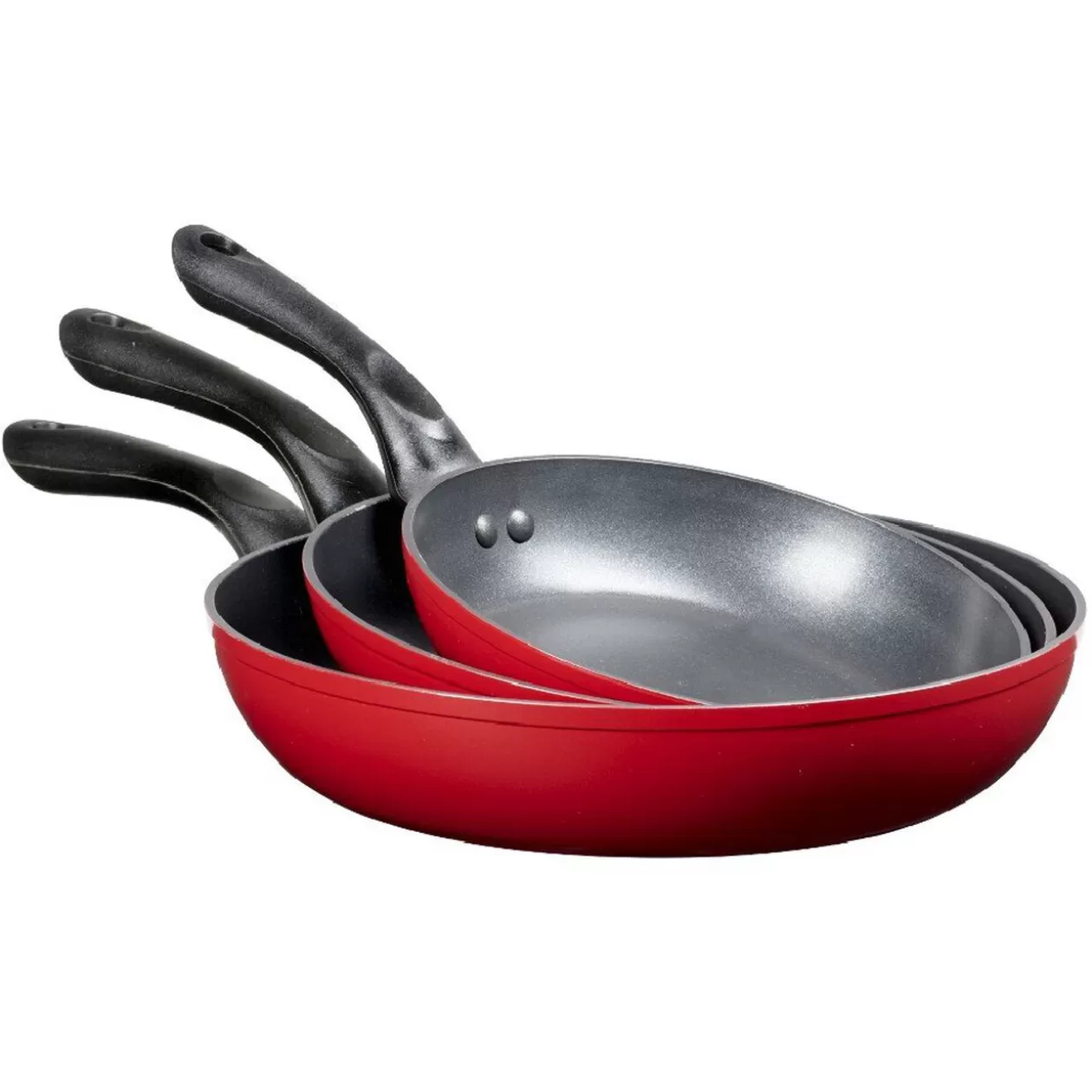 Gifi Poêles rouges et noires x3< Cuisson