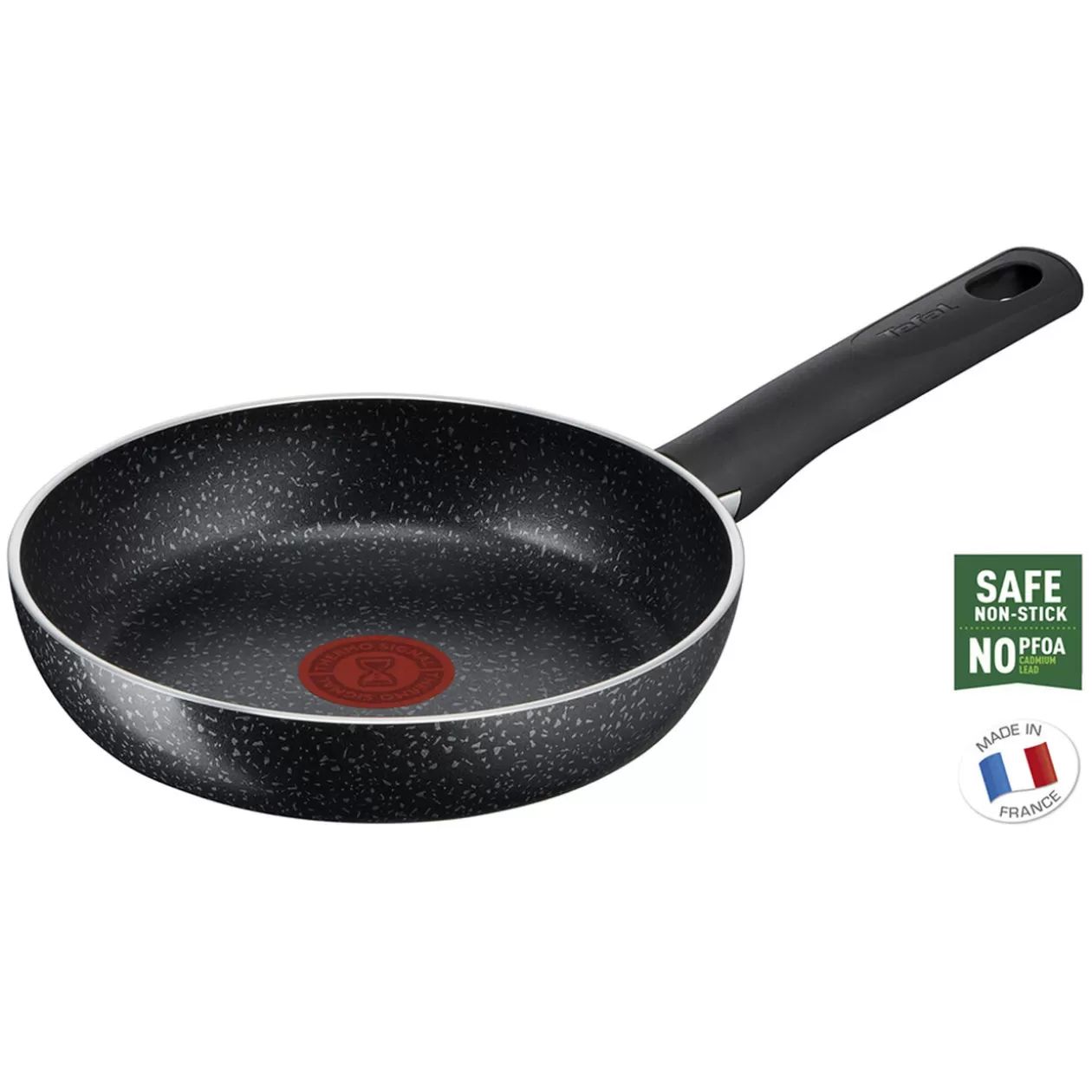 Gifi PoêleTéfal effet pierre grise et noire Ø20cm< Cuisson