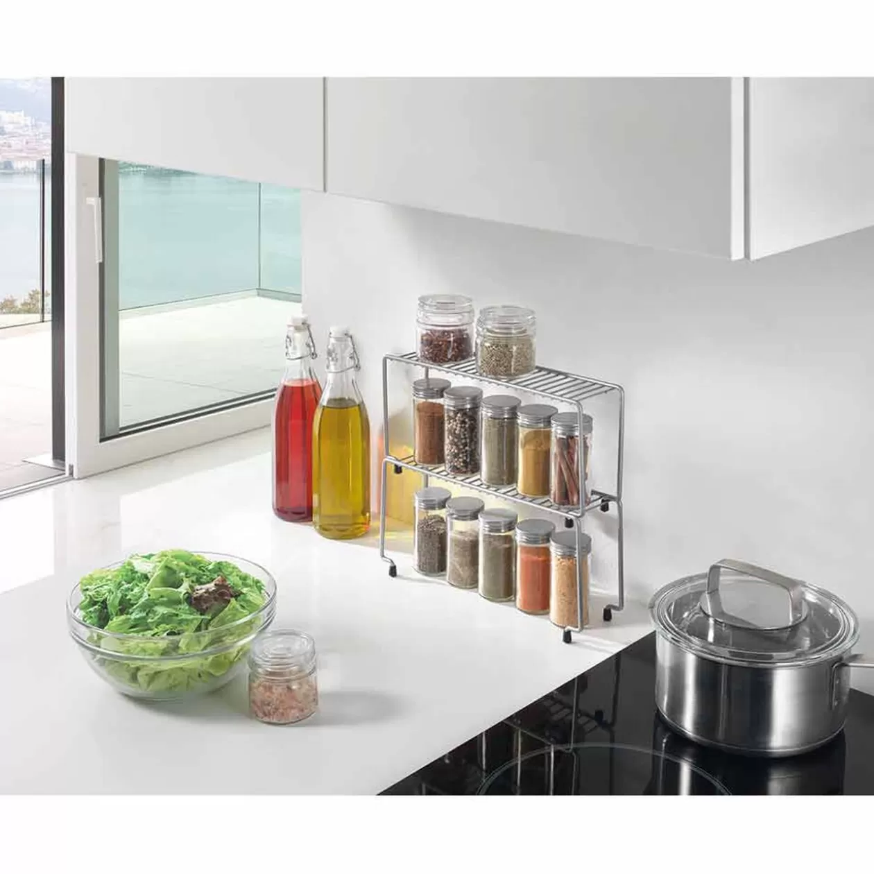 Gifi Pont de rangement Metaltex superposable x2< Rangement De Cuisine