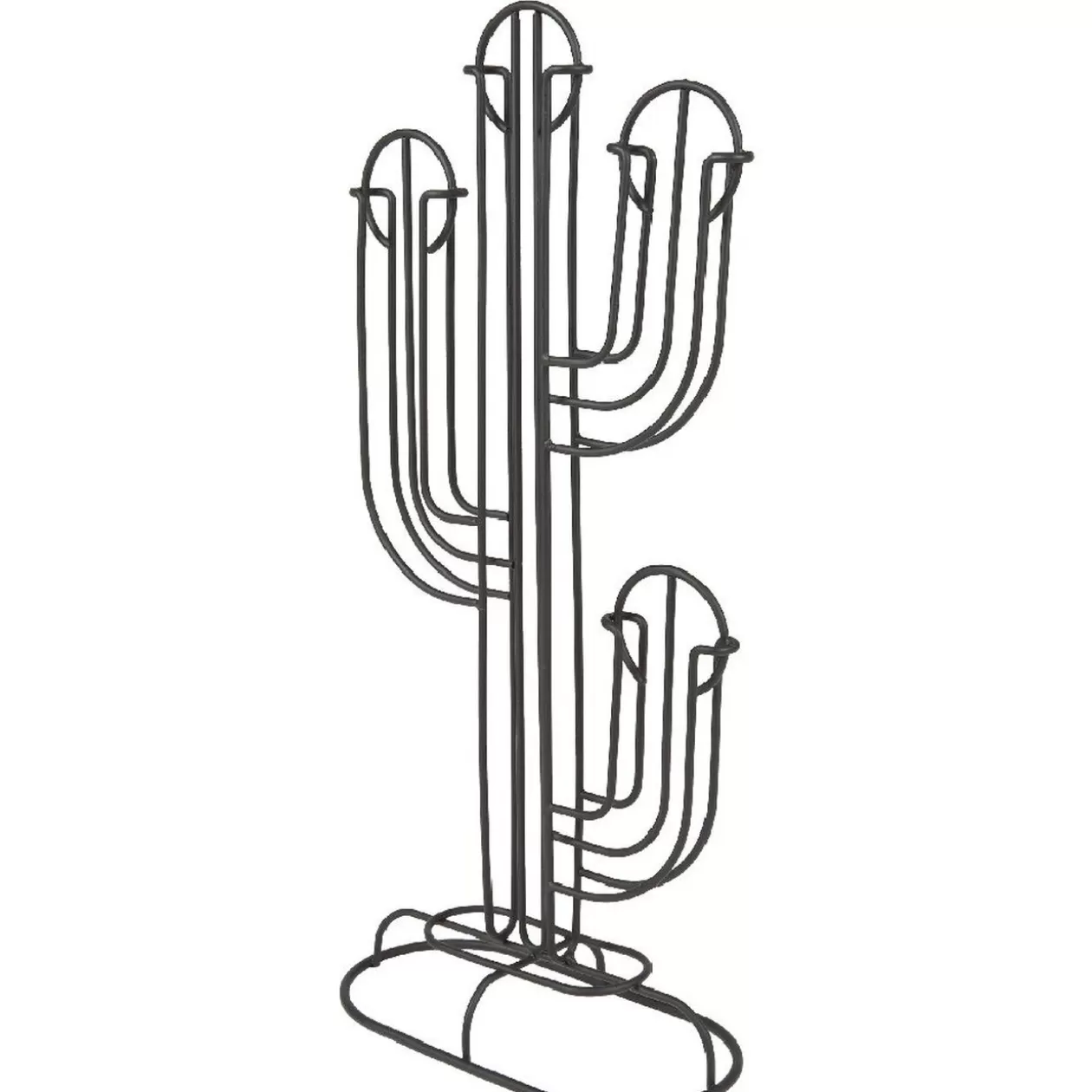 Gifi Porte capsule café déco en forme de cactus noir< Rangement De Cuisine