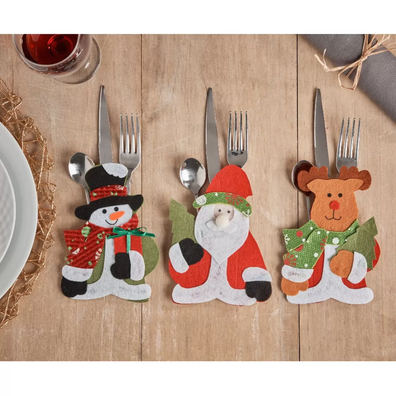 Gifi Porte couvert personnage de noël< Rangement De Cuisine