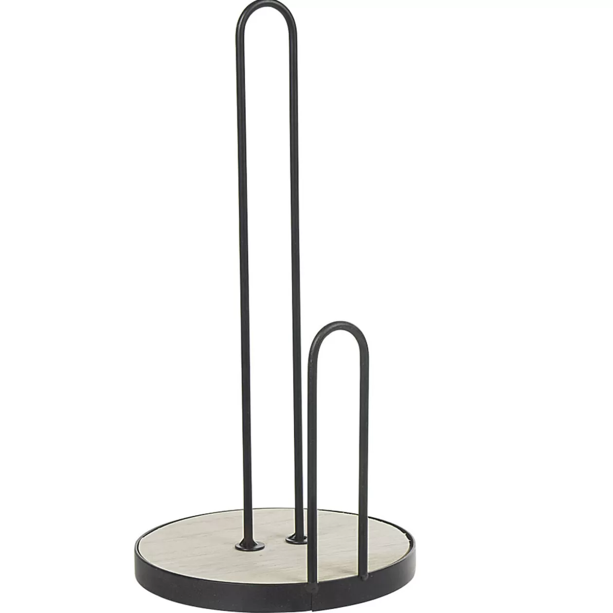 Gifi Porte essuie-tout métal bambou beige noir< Rangement De Cuisine