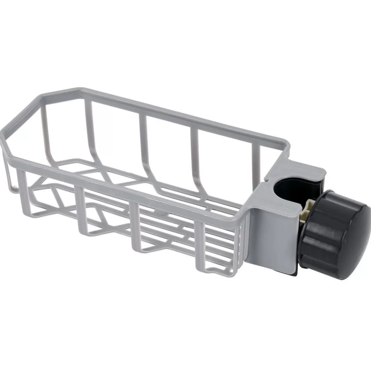 Gifi Porte-éponge pour robinet plastique gris - L.20xl.9xH.5cm< Rangement De Cuisine