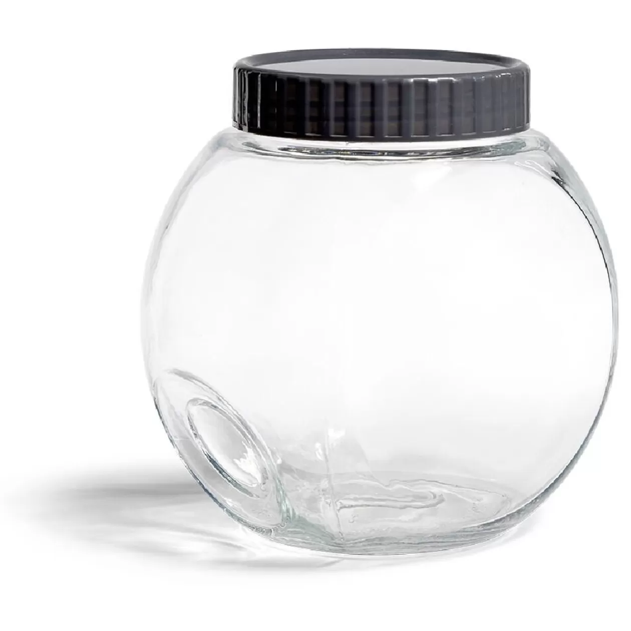 Gifi Pot en verre transparent avec couvercle plastique - 17,5x12,5xH.17cm< Conservation Alimentaire