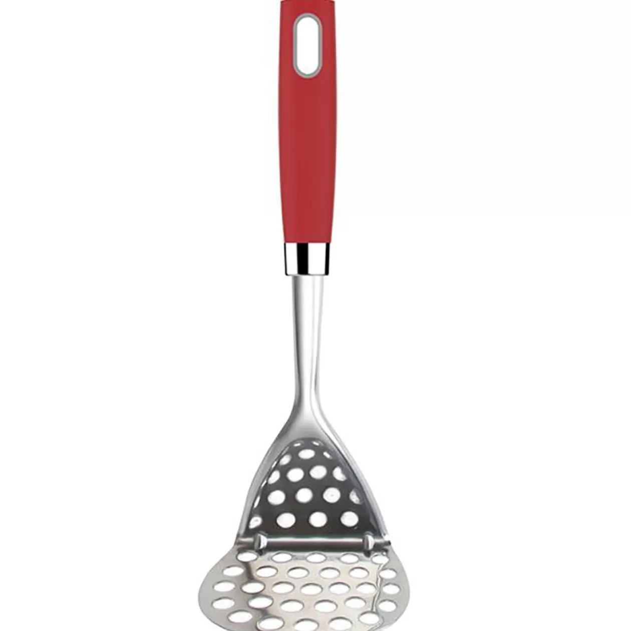 Gifi Presse purée en inox avec manche en polypropylène rouge< Préparation Culinaire