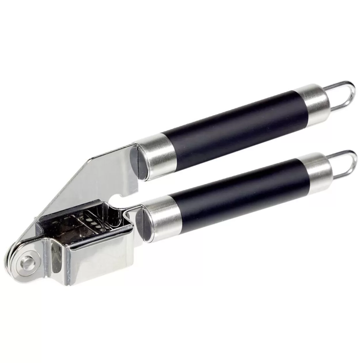 Gifi Presse-ail en inox avec manche en plastique L.19cm< Préparation Culinaire
