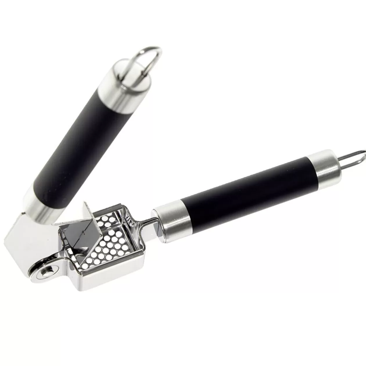 Gifi Presse-ail en inox avec manche en plastique L.19cm< Préparation Culinaire