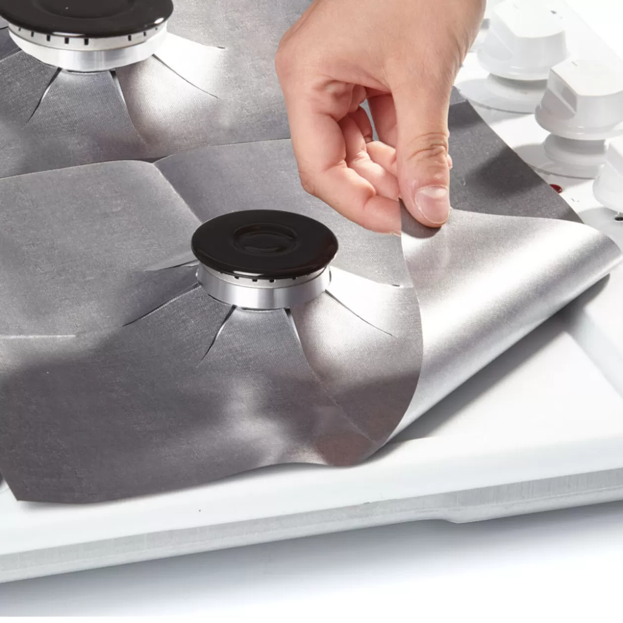 Gifi Protection pour cuisinière grise x4< Cuisson