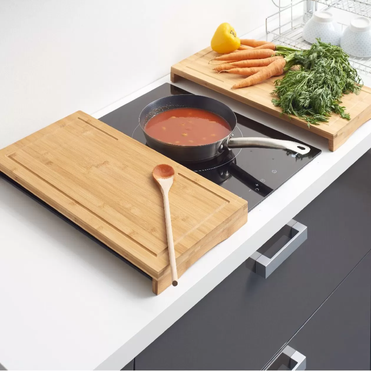 Gifi Protections plaques et planche à découper 2en1 x2< Cuisson