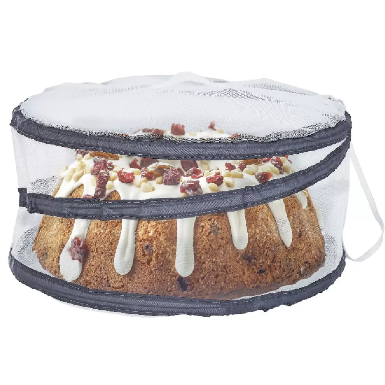 Gifi Protège plat rétractable filet tissu x2 - polyester Ø30xH14cm< Cuisson
