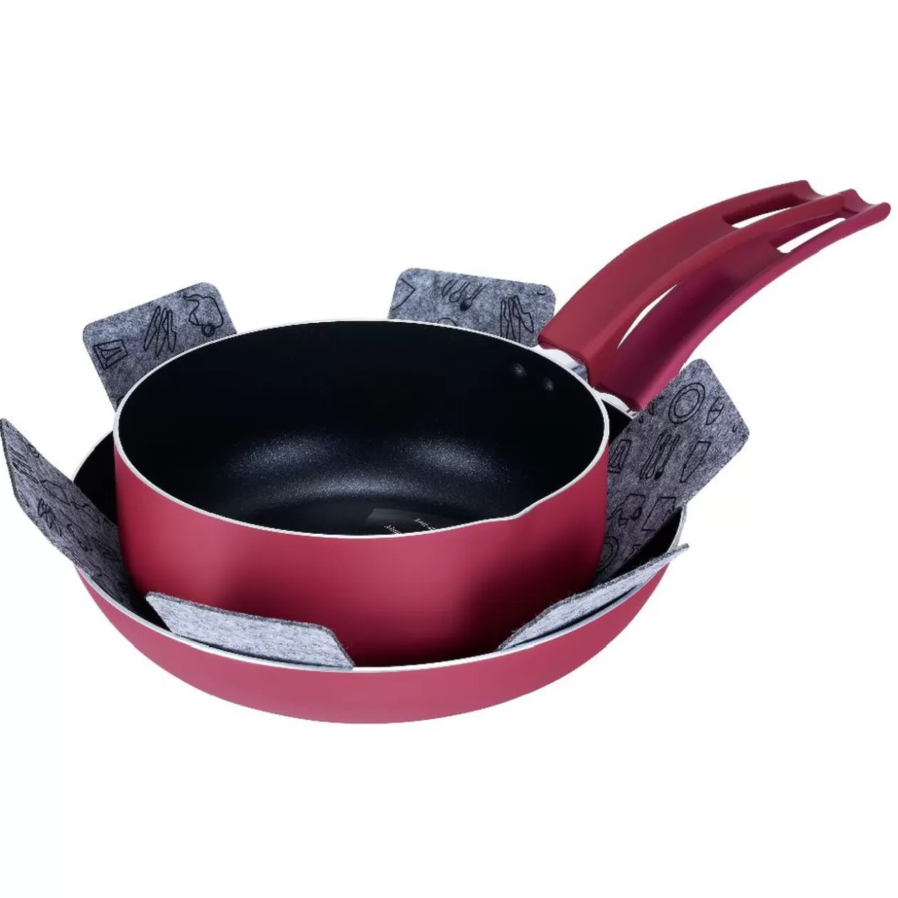 Gifi Protège poêle en feutrine x2< Cuisson