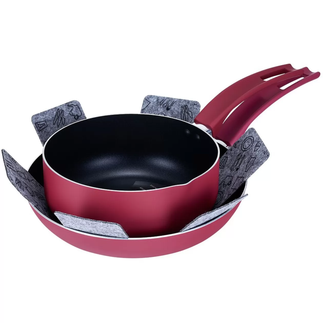 Gifi Protège poêle en feutrine x2< Cuisson