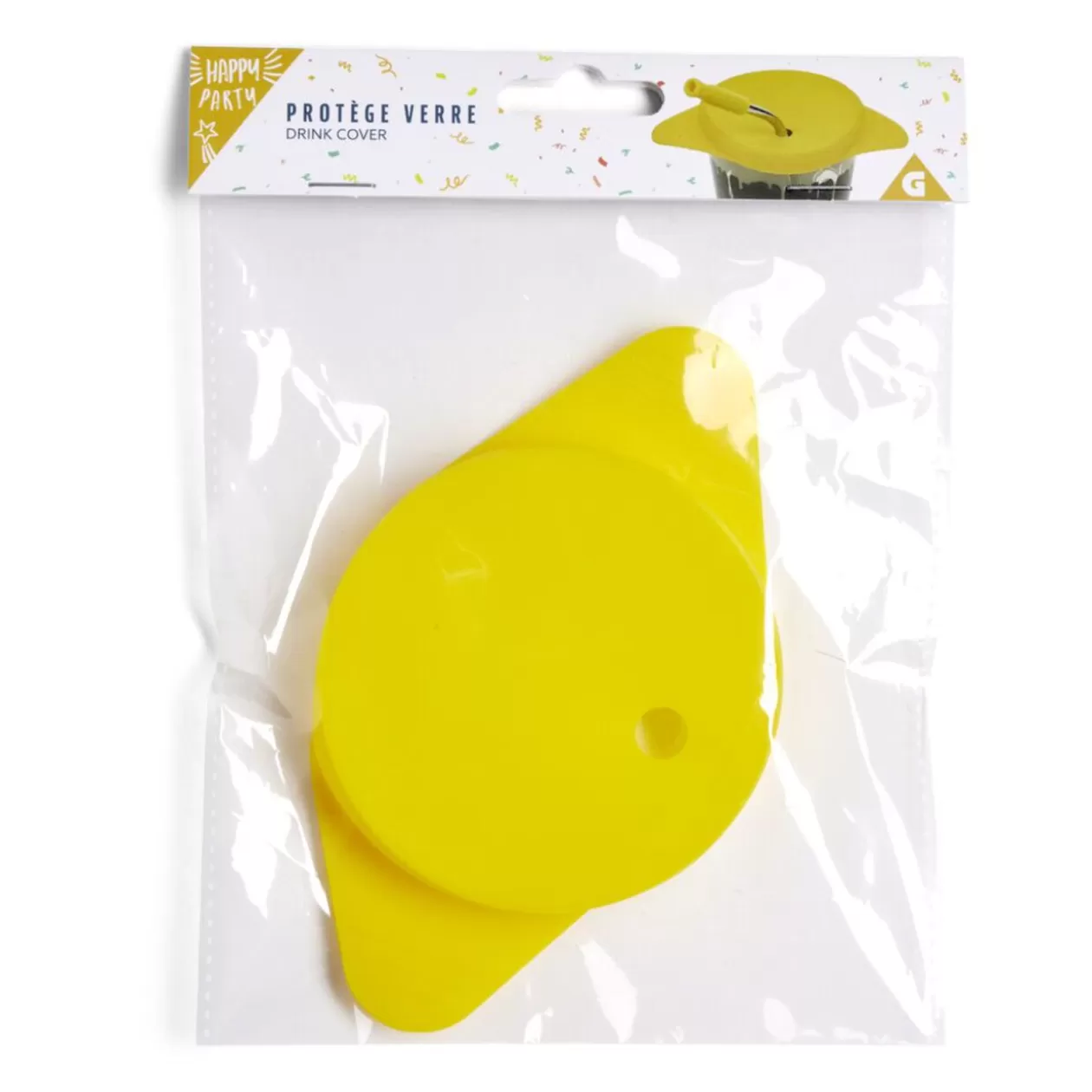 Gifi Protège verre couvercle avec paille - 2 modèles< Cuisson