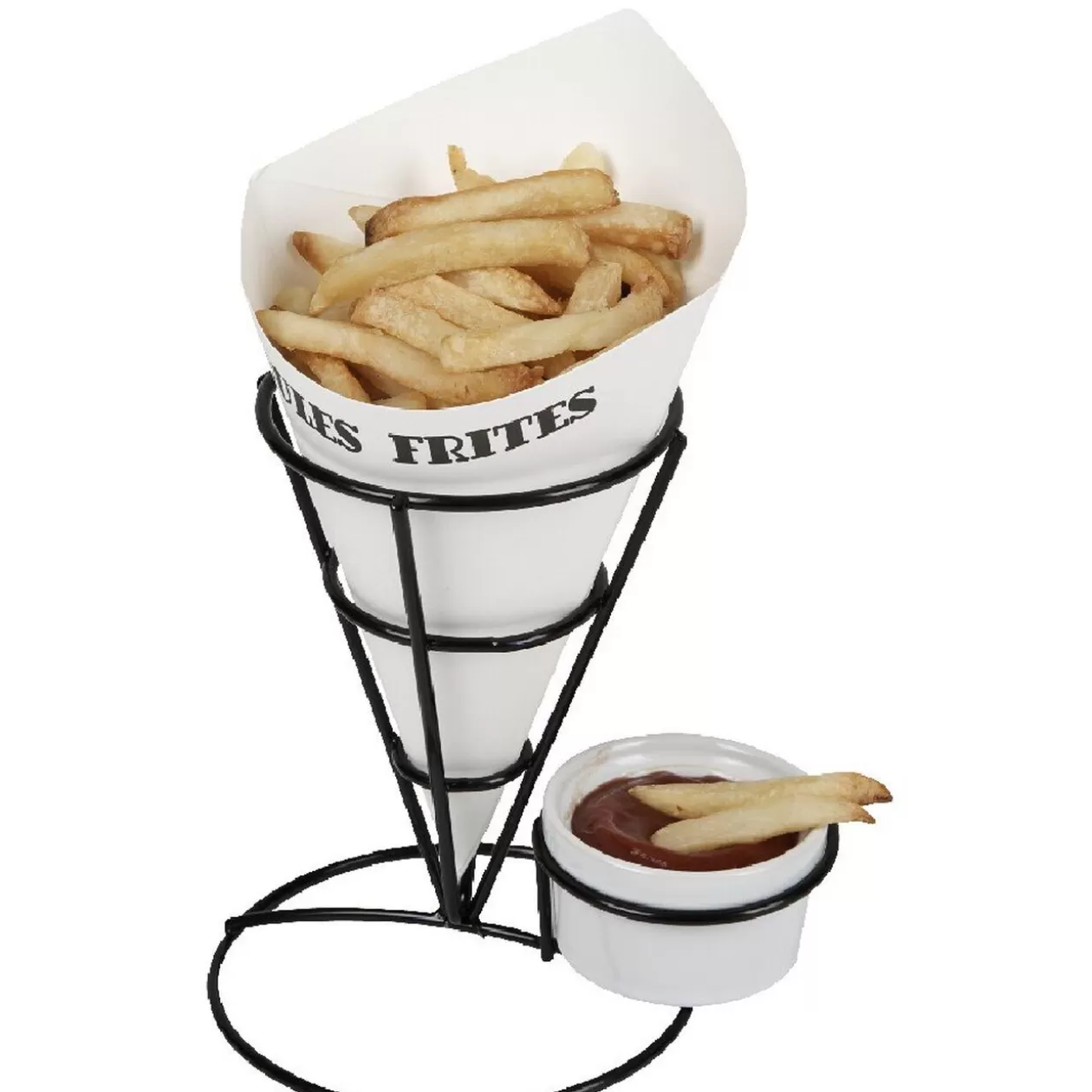 Gifi Présentoir frites et 6 papiers< Préparation Culinaire
