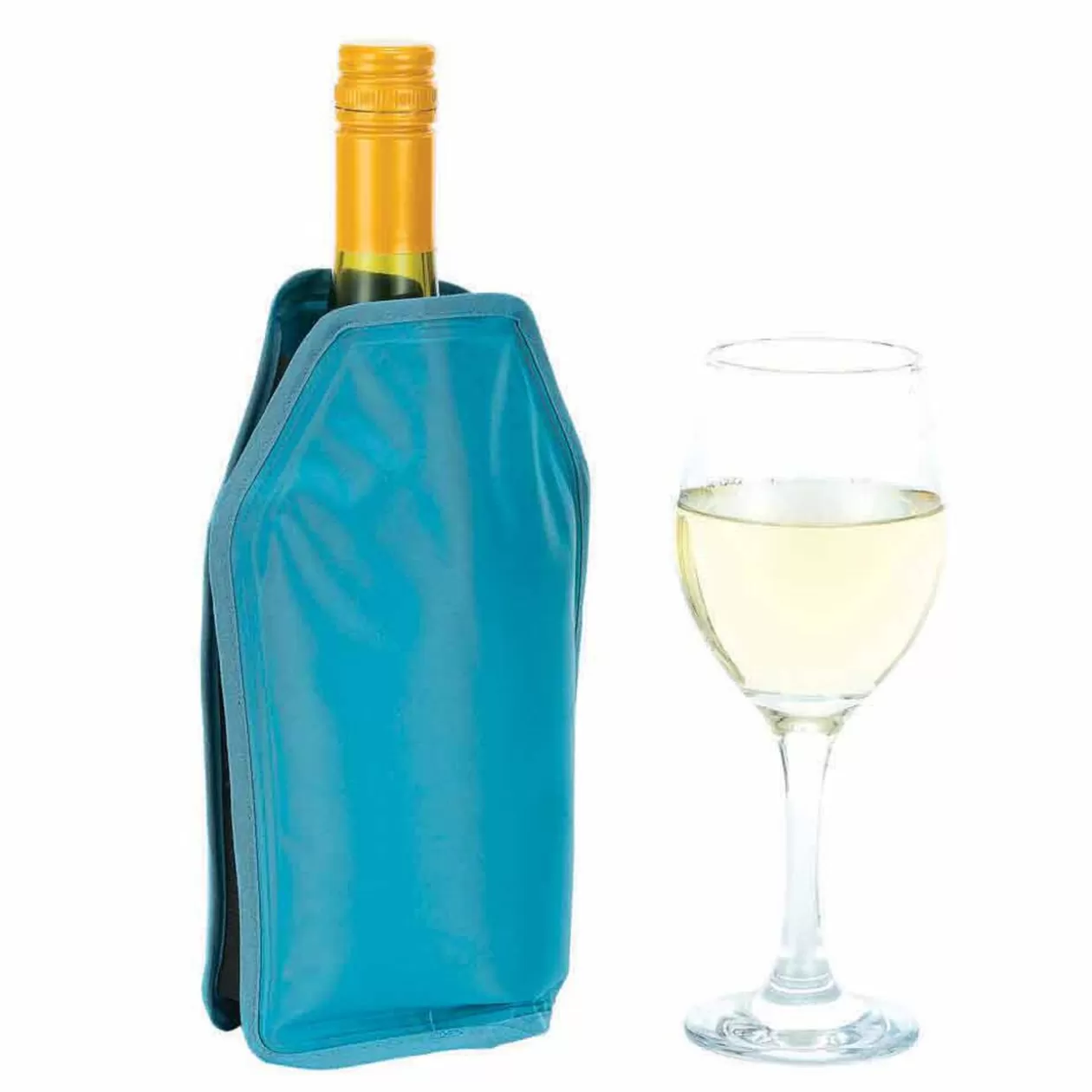Rafraîchisseur à vin avec gel réfrigérant bleu>Gifi Outlet