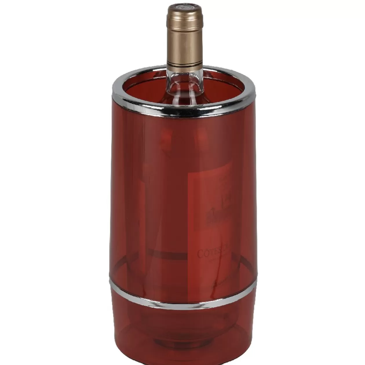 Rafraîchisseur à vin en plastique rouge>Gifi Cheap