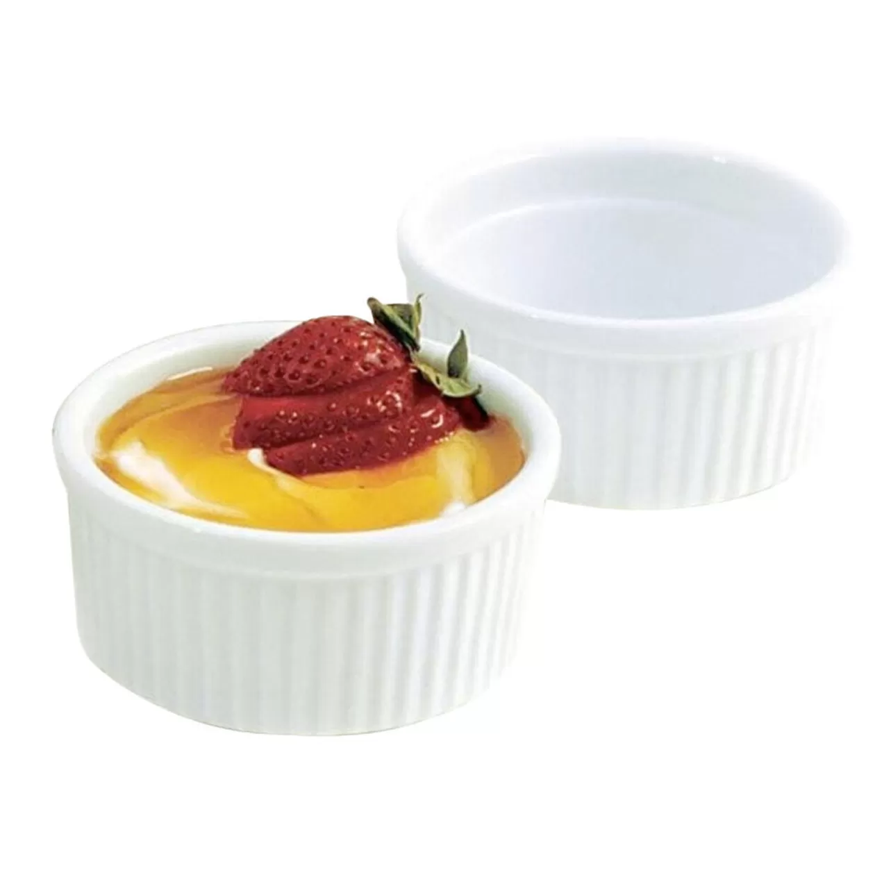 Gifi Ramequin blanc rond x2< Cuisson