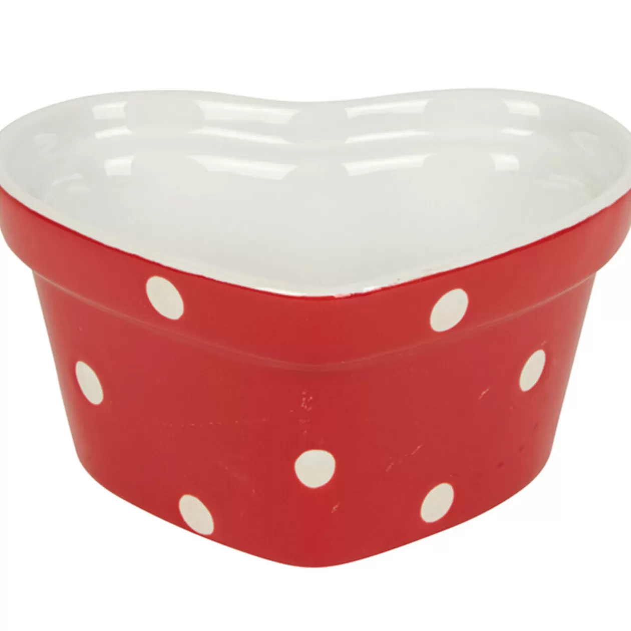 Gifi Ramequin coeur rouge à pois blancs< Cuisson