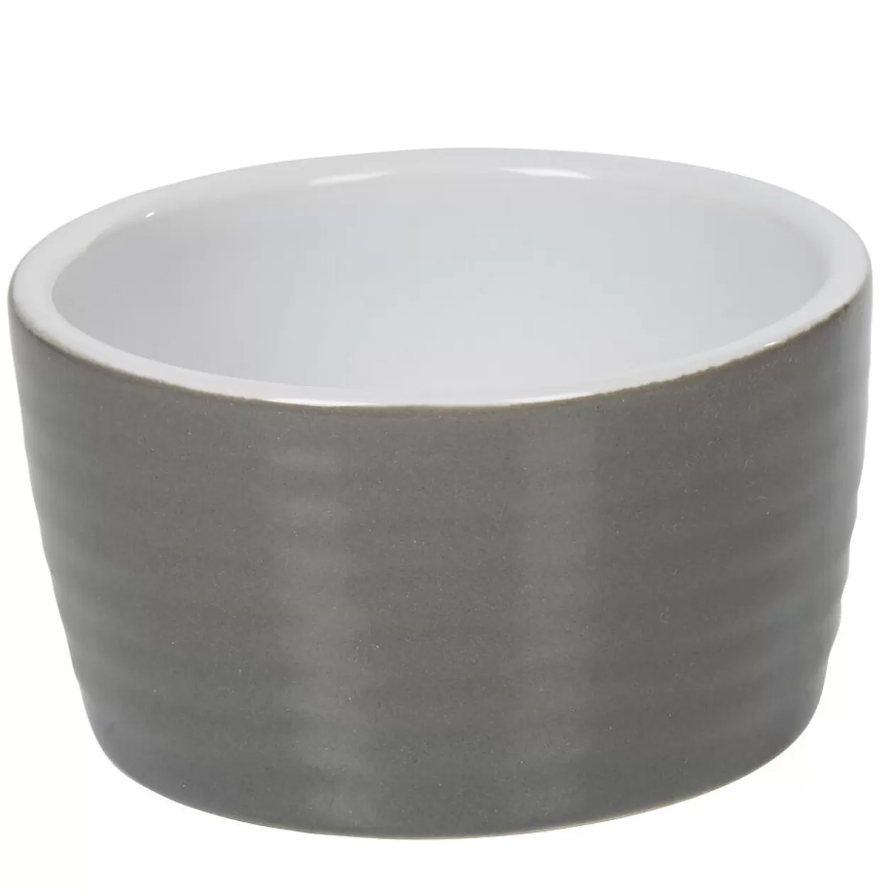 Gifi Ramequin individuel grès côtelé gris< Cuisson
