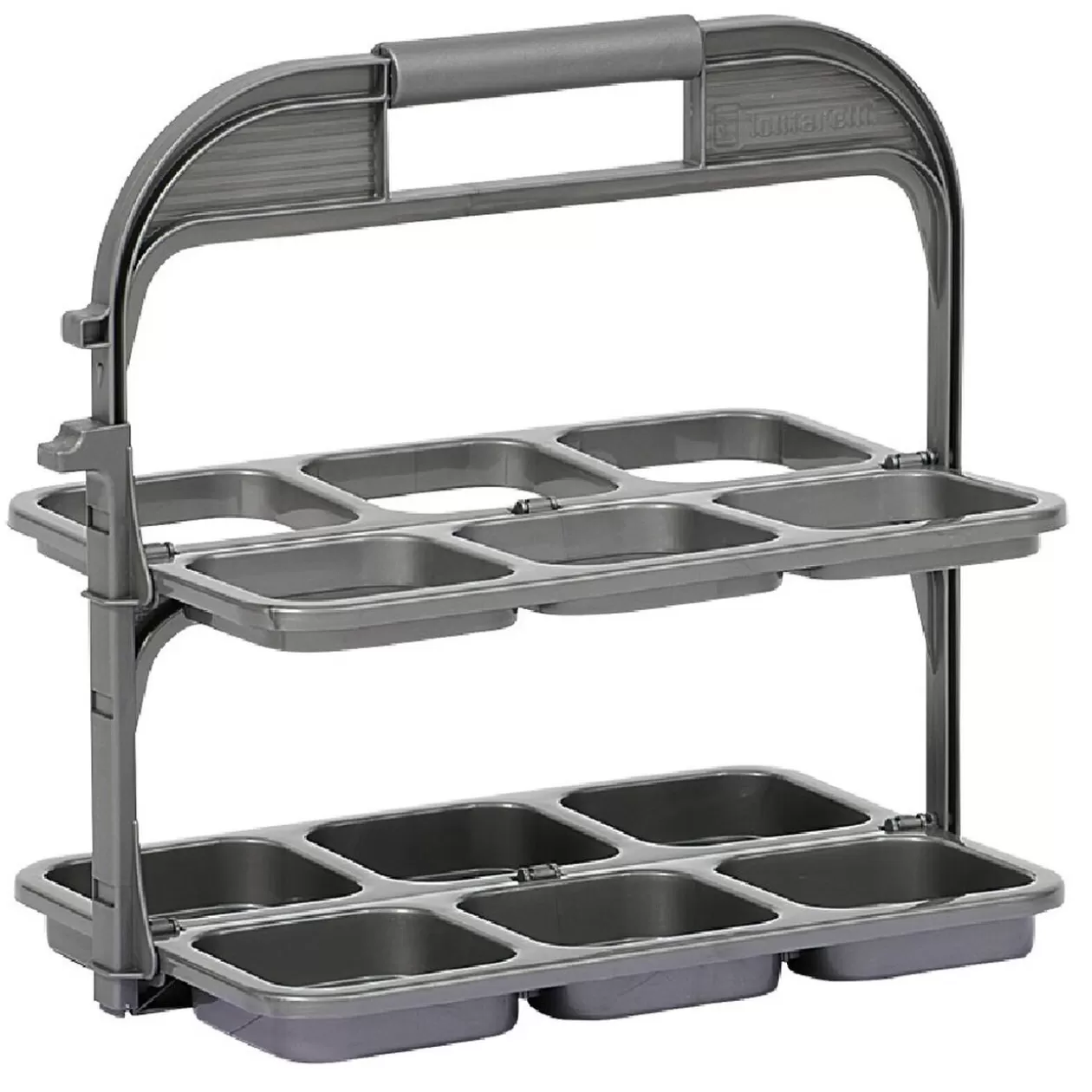 Gifi Range bouteille pliable gris 6 emplacements< Rangement De Cuisine