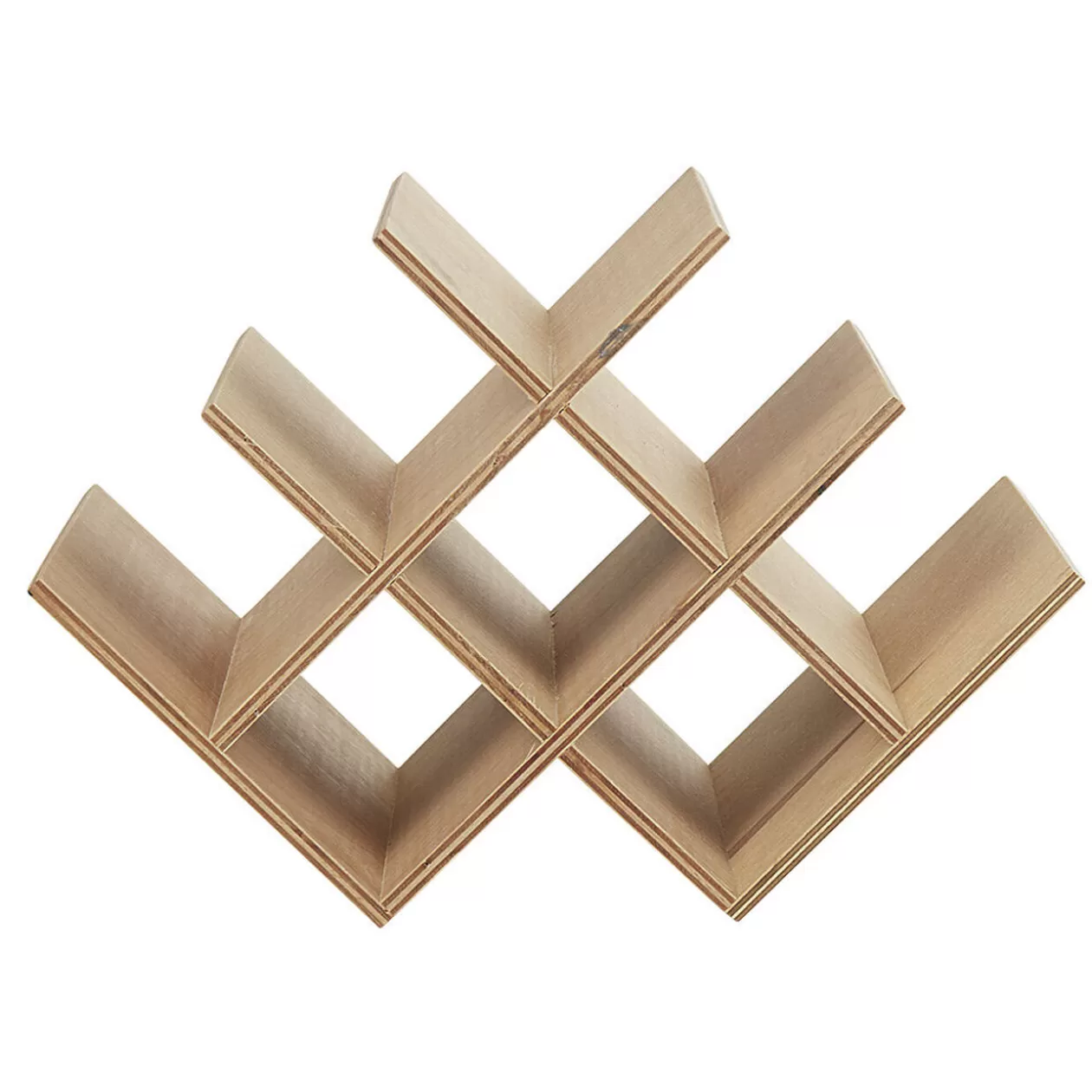 Gifi Range bouteilles 8 compartiments bois naturel< Rangement De Cuisine