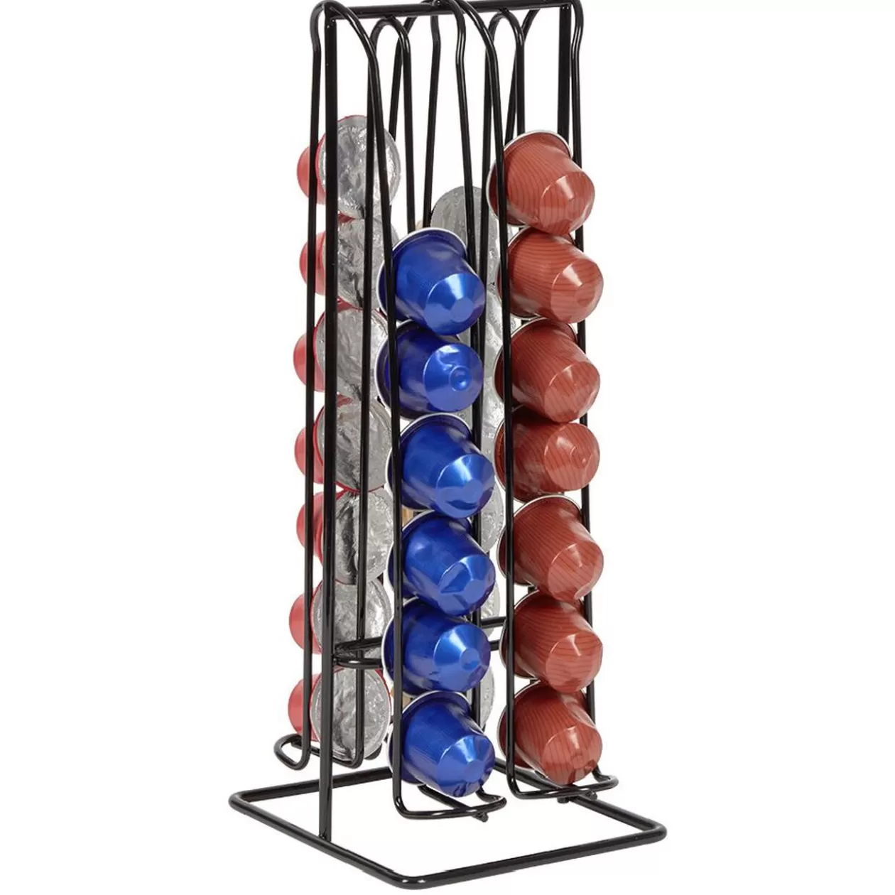 Gifi Range capsules de café en métal noir< Rangement De Cuisine