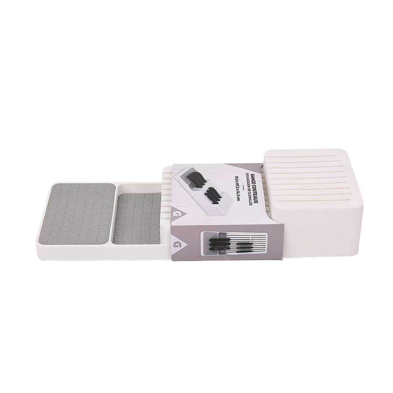 Gifi Range couteau gris et blanc< Conservation Alimentaire