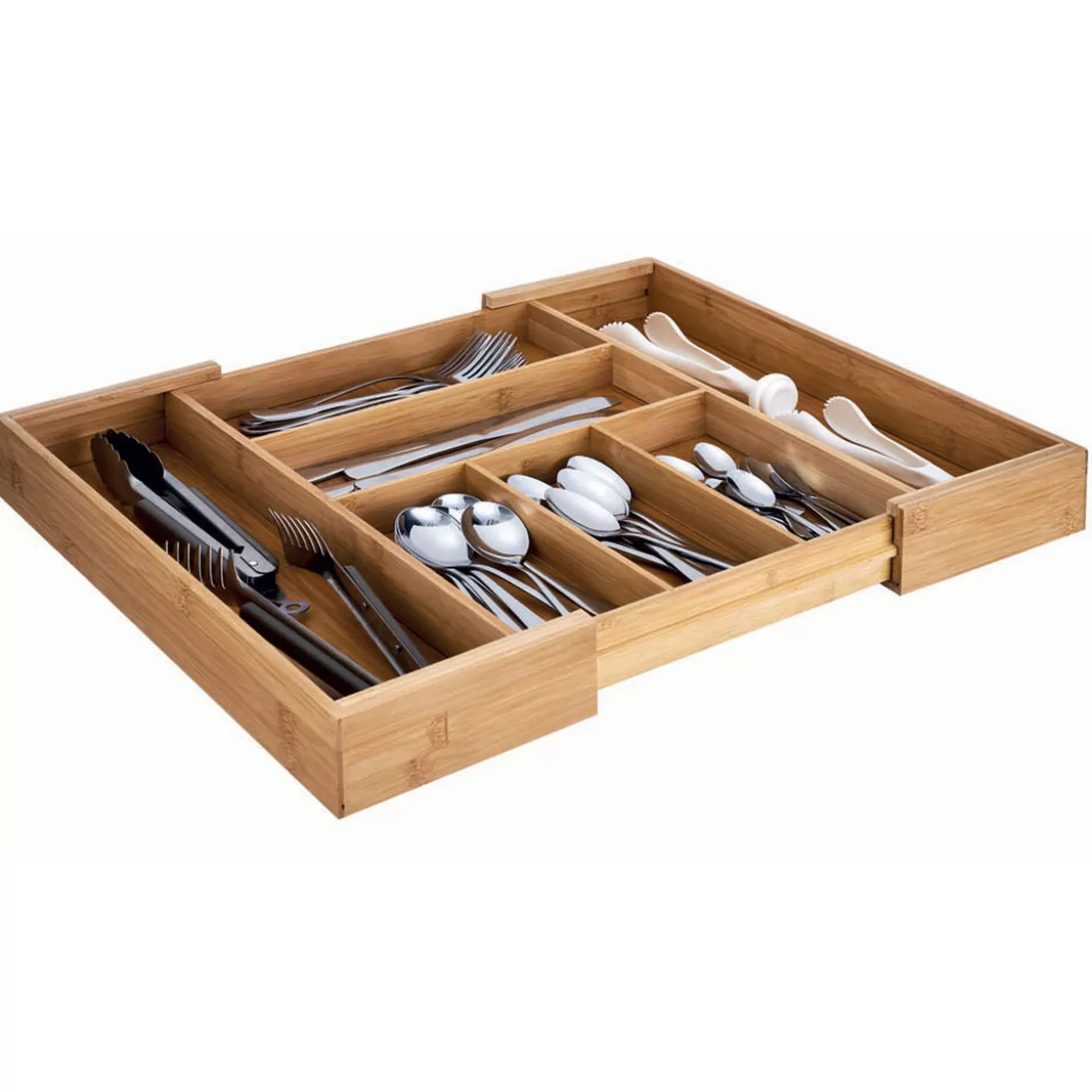 Gifi Range couverts extensible en bambou< Rangement De Cuisine